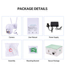 New Flash 3MP Security Camera Outdoor - 2.8