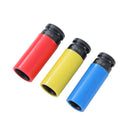 Impact Deep Socket Set Coloured 3PCs 1/2", Black CR-V, 78mm