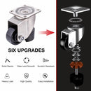 Levelling Castors Stainless Steel 4PCs