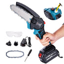 KATSU FIT-BAT Chainsaw w/Oil Pump Extra Chain 6 inch 3.0 Btry