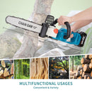 FIT-BAT Chainsaw 12" 2 Chains & Oil Pump With Battery 4.0Ah