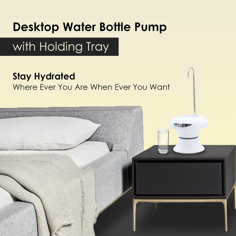 Water Bottle Pump Cup Holding Table