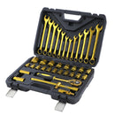 Socket Set 37 PCs CR-V Gold Plated