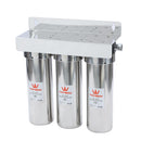 3 Stage Water Filter Stainless Steel