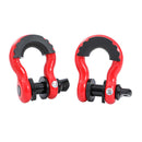 Tow Shackle 3/4 Inch With Rubber Sleeve 2PCs/pack