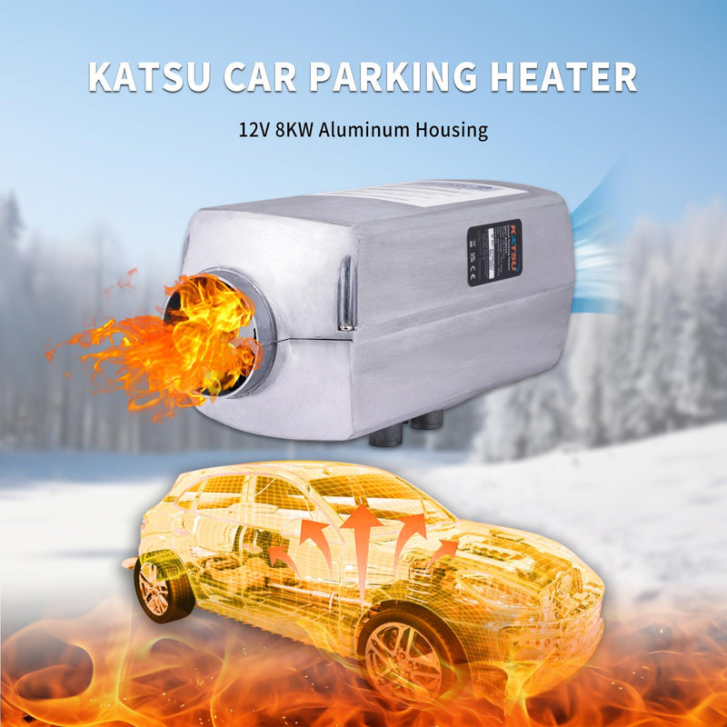 Car Parking Heater 12V 8KW Aluminum Colour XDLKG7