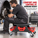 KATSU Tools 300lbs Rolling Mechanic Creeper Seat Workshop Stool Tool Tray 449305