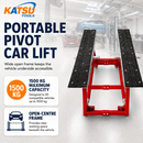 KATSU Car Gear Portable Pivot Car Lift 1500KG MR8050-1