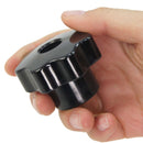 Through Hole Star Bakelite Machine Handle 2PCs