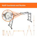 Aluminium Ladder M Shape 1.2mm Thickness