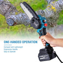 FIT-BAT Chainsaw with Oil Pump Extra Chain 6" With Battery 3.0Ah