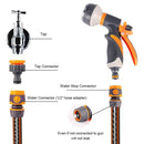 Water Hose Sprayer Head Plastic Connector Set