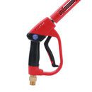 A.T Pressure Washer Gun long with Extension Wand, 5 Nozzle Tips, M22 14mm, 5000 PSI, with M22 15mm Fitting
