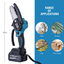 KATSU FIT-BAT Chainsaw w Extra Chain 4 inch W 3.0 Btry