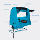 400W Variable-Speed Jigsaw + 5 Blades Compact