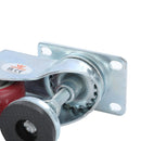 Swivel Leveling Castor 4PCs 75mm 3" - Red