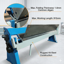 Sheet metal manual folding machine 1.0×915A  hand brake