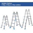 Aluminium Ladder Telescopic Foldable