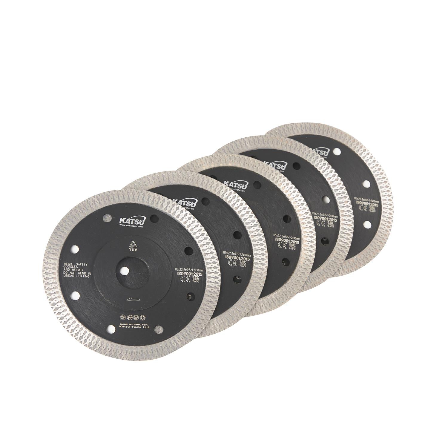 Dimond Disc Turbo 115mm 10mm Segment With Flange 5PCs