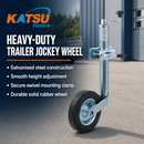 220lb Heavy-Duty Jockey Wheel Clamp for Trailer