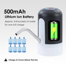 Drinking Water Pump Rechargeable 2PCs - Black