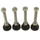Stainless Steel with Adjustable Feet 4 Pieces