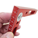 Aluminium L-Type Corner Ruler 4.7 x 4.7"