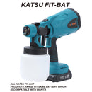 FIT-BAT Cordless Spray Gun With Battery 1500MA 1.8, 1.5, 2.5mm