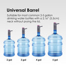 TOPWAY Water Bottle Pump USB Charging, for 3 - 5 Gallons（Black)