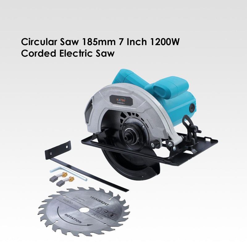 Electric Circular Saw 185mm - 1200W