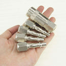 Air Quick Coupler Connector British Type 1/4" BSP 5pcs