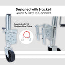 Caravan Trailer Jockey Wheel 400KG Swing Up