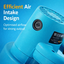 Rear air intake design of KATSU 550W electric leaf blower