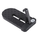 Car Doorstep Foot Folding Pedal 2pcs- Black