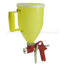 Gravity Feed Texture Air Spray Gun 3 Liters, Plastic Cup freeshipping - Aimtools