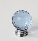 Drawer Knob Crystal - 30mm Blue