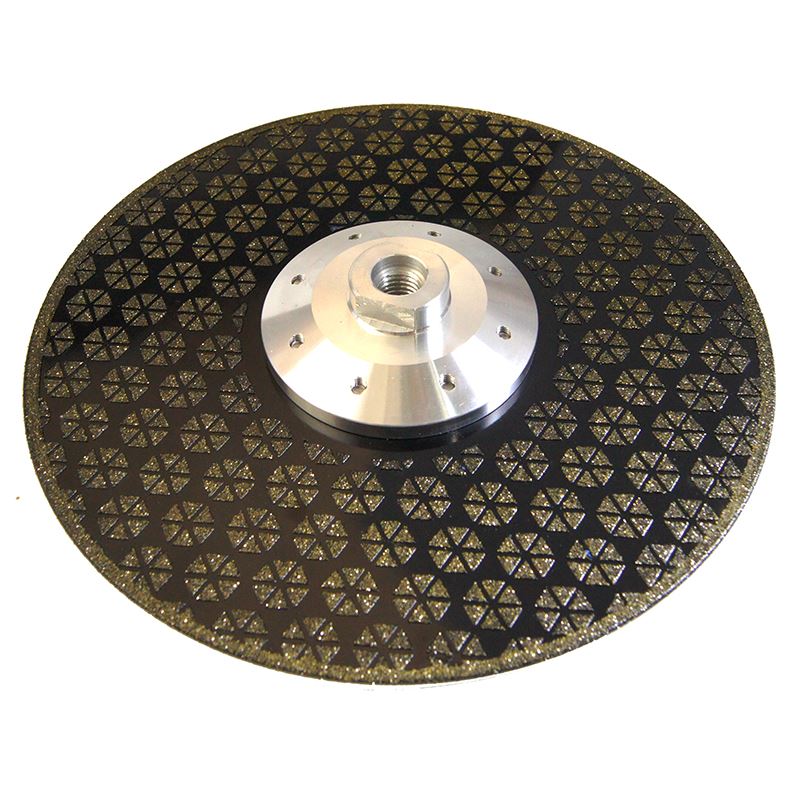 Ceramic Cutting Grinding Diamond Blade 230Mm Electroplated With Flange M14 freeshipping - Aimtools