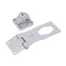 Hasp and Staple Gate Cupboard Chrome 4" 2PCs