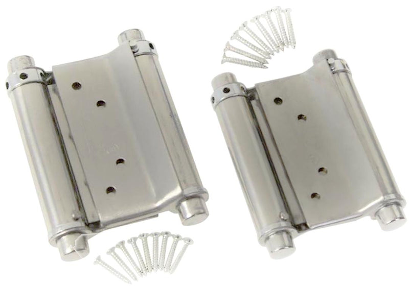 Stainless Steel 2 PCS  2 Ways Hinges- Size:3"