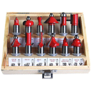 Router Bit Set 12Pcs 1/2"