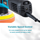 Dual Action Polisher Set With Tool Bag