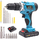 KATSU Cordless Impact Drill 18V With Accessories and 2 Batteries freeshipping - Aimtools