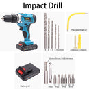 KATSU Cordless Impact Drill 18V With Accessories and 2 Batteries freeshipping - Aimtools