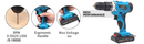 KATSU Cordless Impact Drill 18V With Accessories and 2 Batteries freeshipping - Aimtools