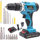 KATSU Cordless Impact Drill 18V With Accessories and 2 Batteries freeshipping - Aimtools