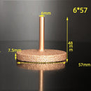 Diamond Grinding Burrs 6mm Coin Shape Shank 40
