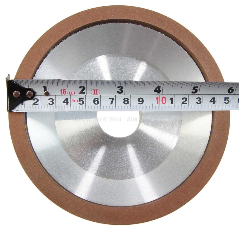 Diamond Grinding Wheel 45 Degrees Cup Grit 180 Size:150x35x32x10x5