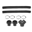 75mm Heater Pipe Ducting Y Outlet Exhaust Connector