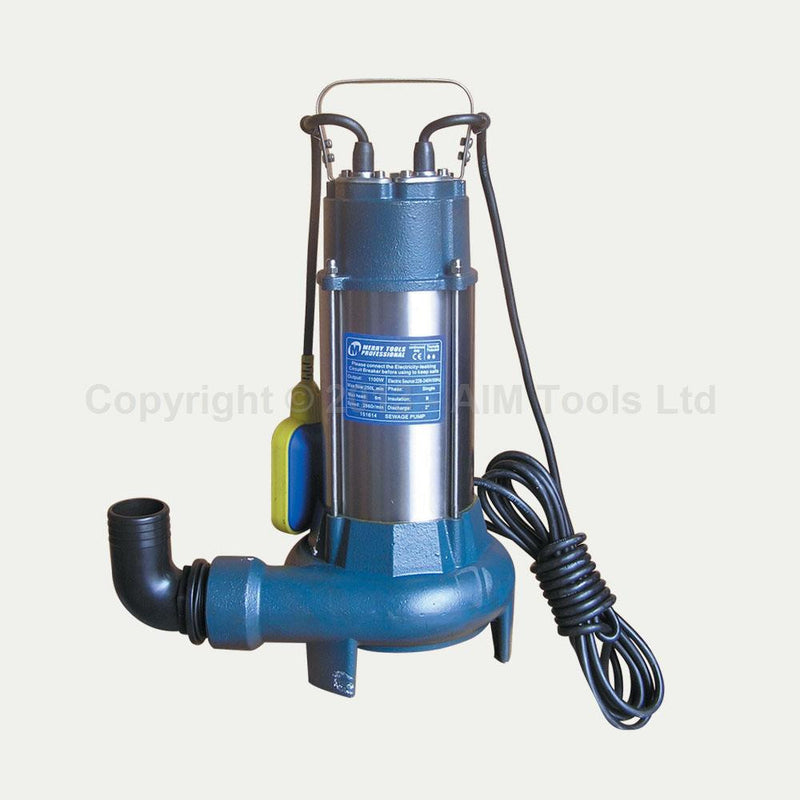 Submersible Sewage Dirty Water Pump With Shredder 1.3KW freeshipping - Aimtools