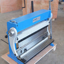 Manual Sheet Metal Shear Brake Roller Bending Machine 610mm 3-In-1 freeshipping - Aimtools
